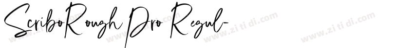 ScriboRoughPro Regul字体转换 ScriboRoughPro Regul字体转换